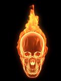 scull on fire