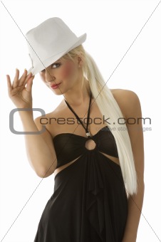 girl with hat