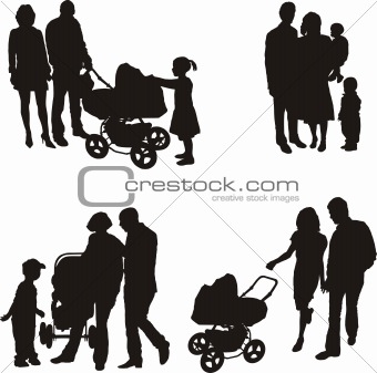 Young Family (vector)