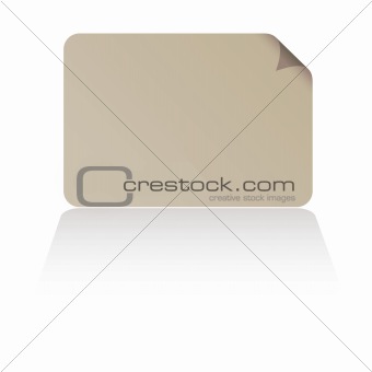 business card shadow