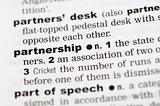 Dictionary definition of partnership