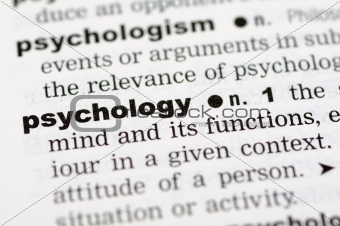 Dictionary definition of psychology