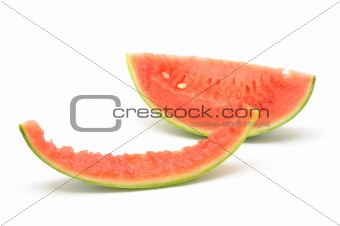 Slice of watermelon and skin