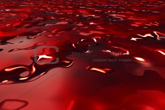 red liquid background