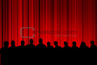 Lowes Movie Theater on Theatre Audience Silhouette