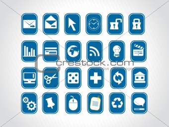 blue small icons