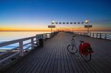 bike on a pier