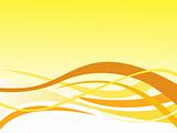 yellow abstract background and curve design