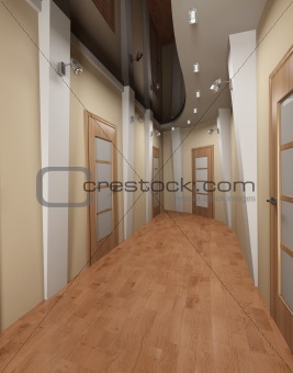 Modern corridor 