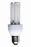 Energy Saving Lightbulb isolated against white