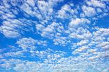 Blue sky with spectacular cloudscape