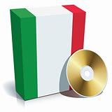 Italian software box and CD