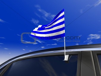Car flag