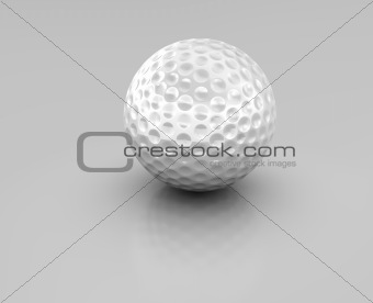 Golf ball silver