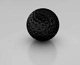 Golf ball black