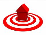 red home icon on white background