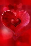 Ppoppy red heart