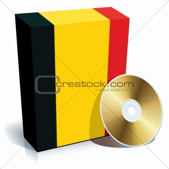 Belgian software box and CD