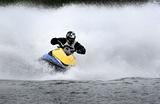 High performance personal watercraft professional rider.