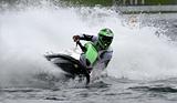 High performance personal watercraft professional rider.