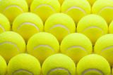 Macro Set of Brand New Tennis Balls.