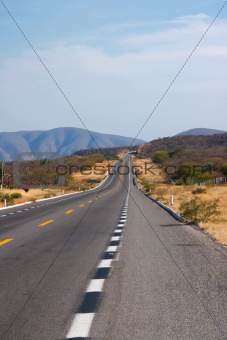 Road in desert 