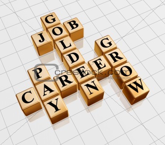 golden crossword - job, career, grow, pay