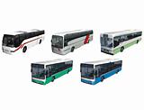 Buses and Coaches - Vector Vehicles