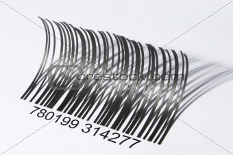 Eyelash shaped barcode