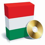 Hungarian software box and CD