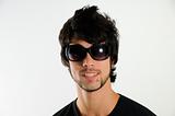 Male beauty with sunglasses