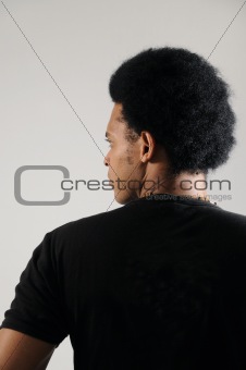 African male back