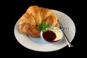Croissant With Jam 1