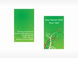 creative floral series, business card set_1