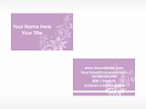  creative floral series, business card set_6