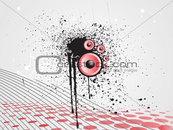 disco background with grunge element, wallpaper