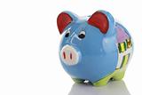 Blue (colorfull) Piggy Bank (moneybox)