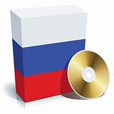 Russian software box and CD