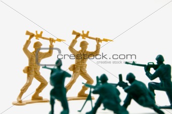 Surrender - Concept Shot of Plastic Soldiers