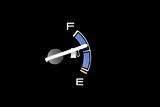 Gas gauge needle