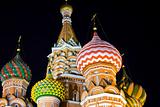 St Basil's Cathedral at nighttime