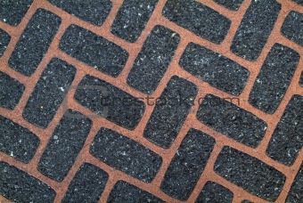 Asphalt brick texture