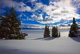 Yellowstone Lake in Winter