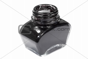 jar of black ink