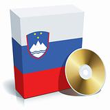 Slovenian software box and CD