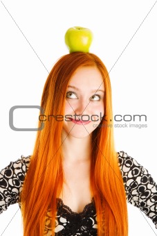 apple on the head