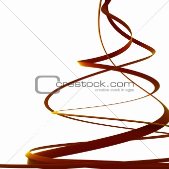 ribbon in red and golden colours