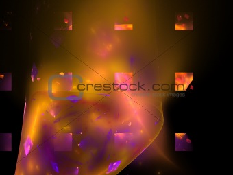 Abstract background. Purple - orange palette.