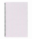 Blank notebook page