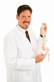 Handsome Chiropractor Isolated